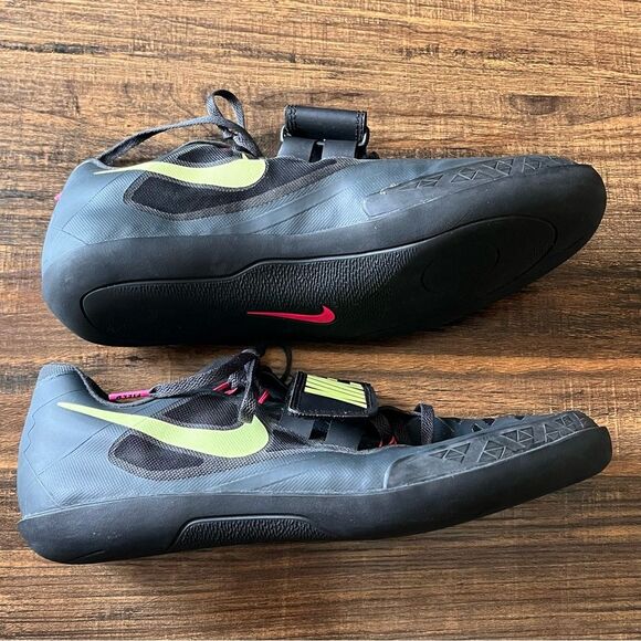 Nike Zoom SD4 Track and Field Throw Shoes Unisex Anthracite Fierce Pink Size 11 - Picture 2 of 15
